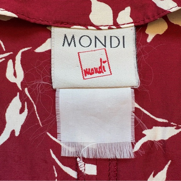 Vintage Mondi vest style sleeveless shirt size M - Picture 6 of 8